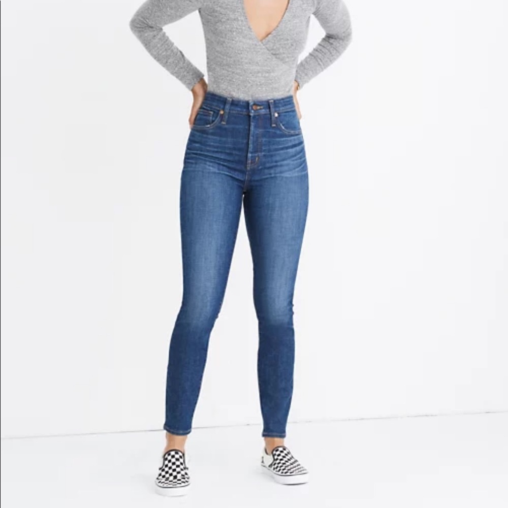 Madewell High Rise Curvy Skinny Jeans